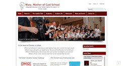 Desktop Screenshot of marymotherofgodschool.org